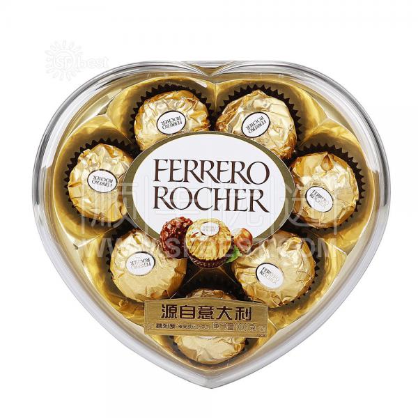 费列罗FERRERO ROCHER T8榛果威化巧克力 100g